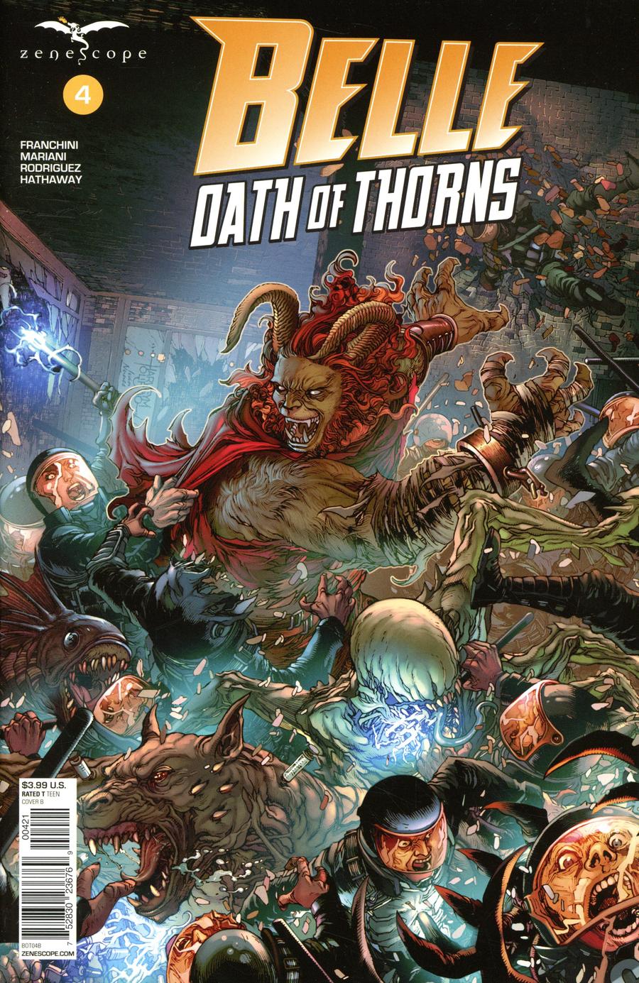 Grimm Fairy Tales Presents Belle Oath Of Thorns #4 Cover B Harvey Tolibao