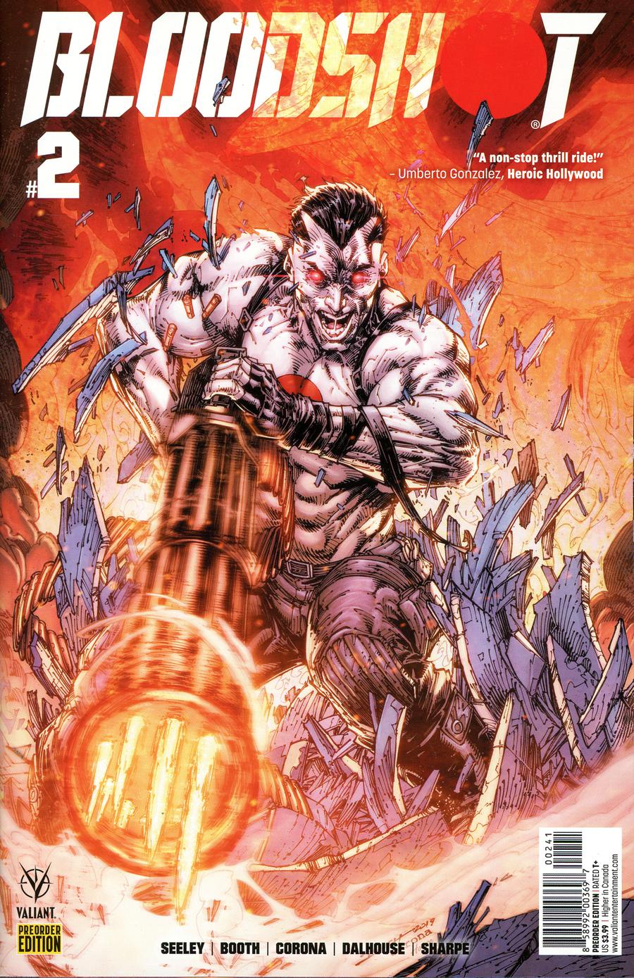 Bloodshot Vol 4 #2 Cover D Variant Brett Booth Pre-Order Edition