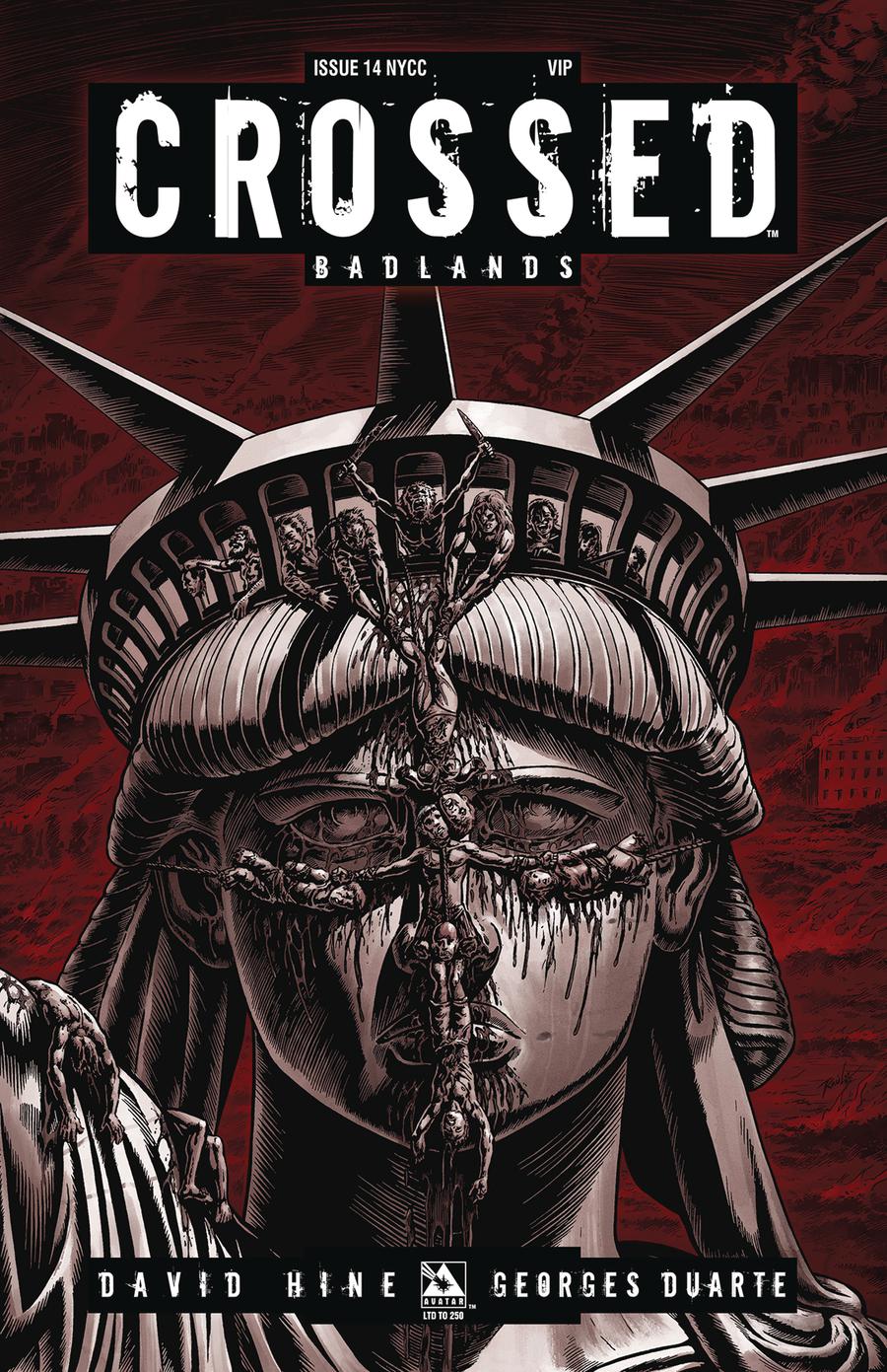 Crossed Badlands #14 Cover G New York VIP Cover