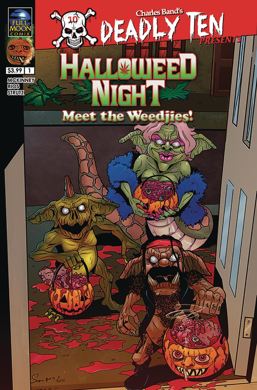 Deadly Ten Presents #2 Halloweed Night Meet The Weedjies Cover A Regular Sergio Rios Cover