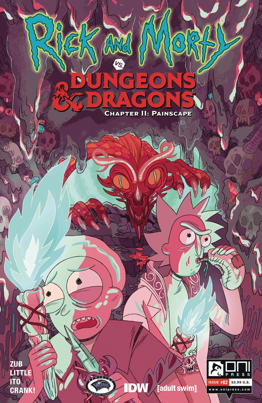 Rick And Morty vs Dungeons & Dragons Chapter II Painscape #2 Cover B Variant Nicole Goux Cover