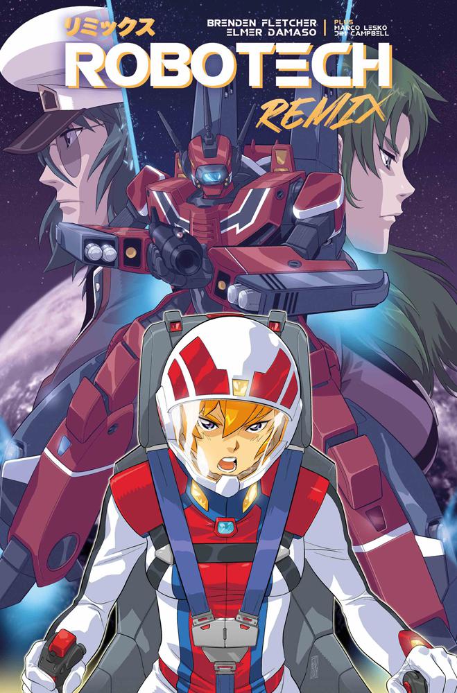 Robotech Remix #1 Cover B Variant Elmer Damaso Cover