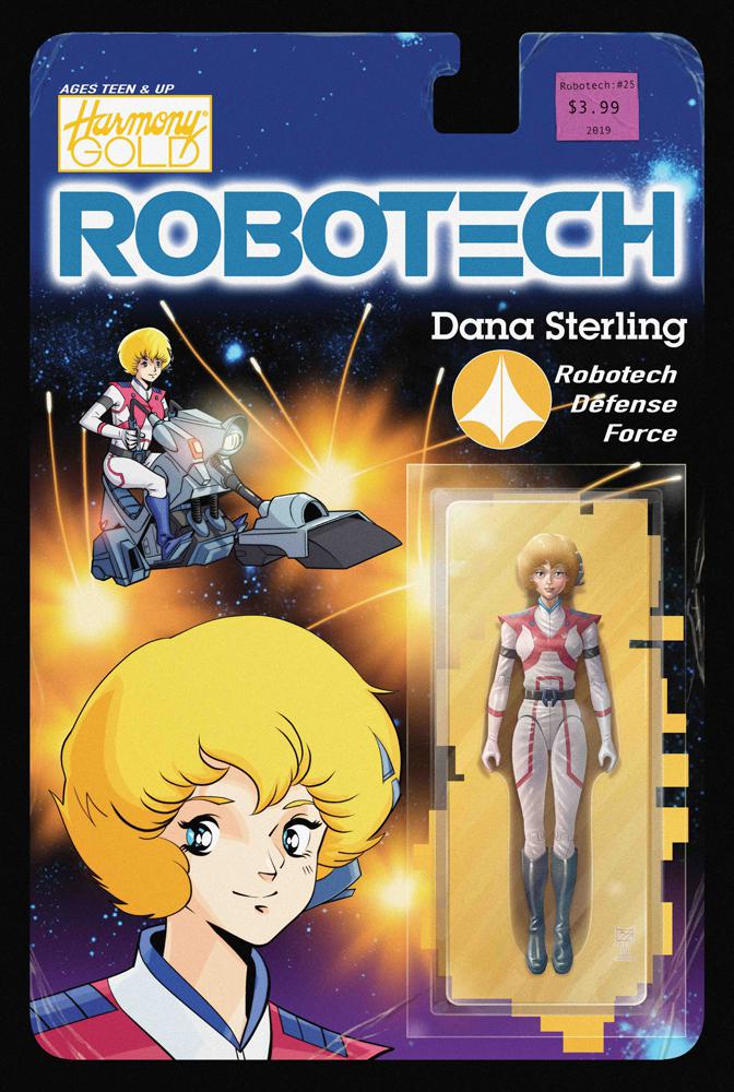 Robotech Remix #1 Cover D Variant Blair Shedd Action Figure Cover