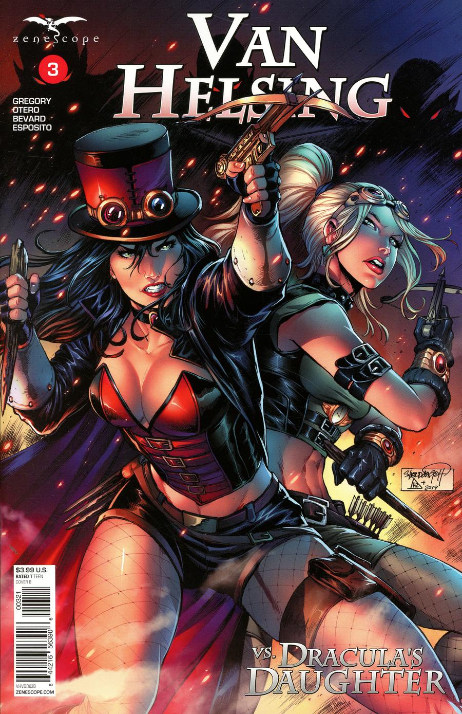 Grimm Fairy Tales Presents Van Helsing vs Draculas Daughter #3 Cover B Sheldon Goh