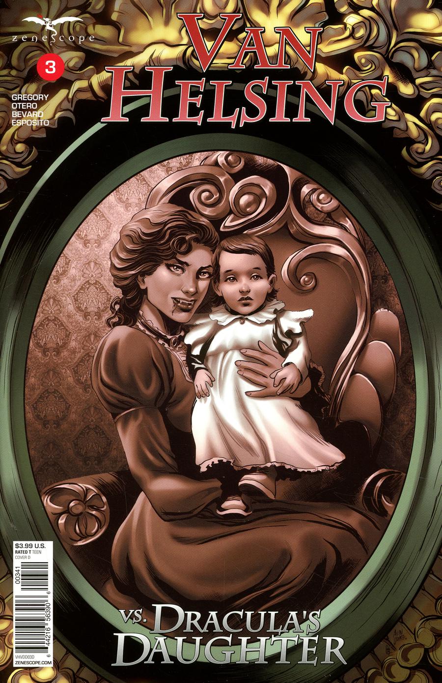 Grimm Fairy Tales Presents Van Helsing vs Draculas Daughter #3 Cover D Allan Otero
