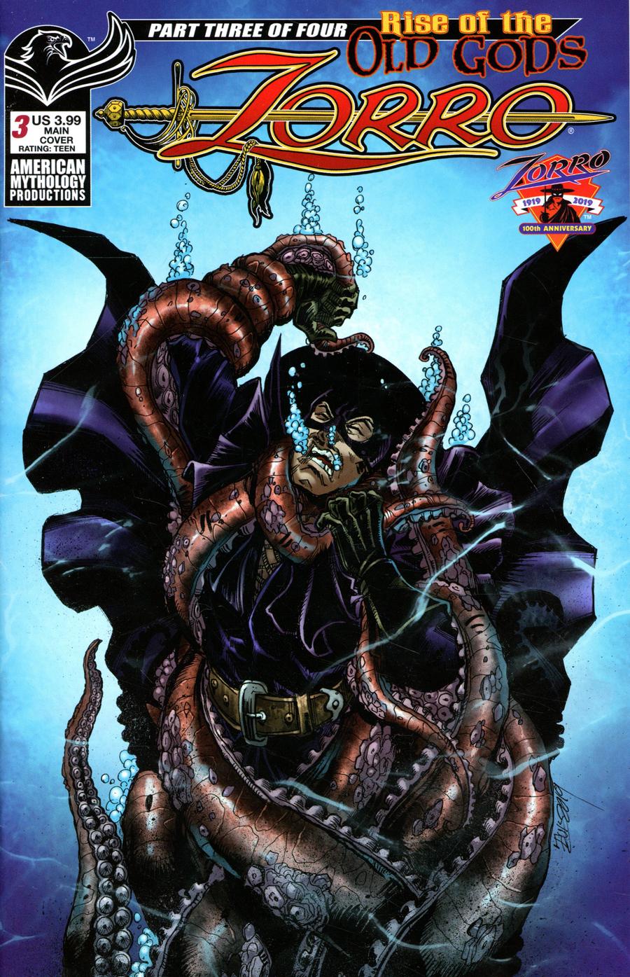 Zorro Rise Of The Old Gods #3 Cover A Regular Puis Calzada Cover