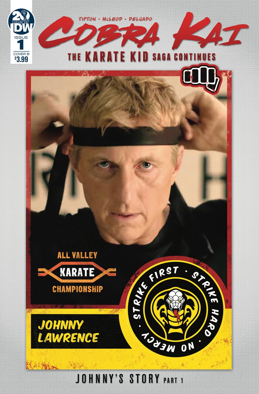 Cobra Kai Karate Kid Saga Continues #1 Cover B Variant Photo Cover