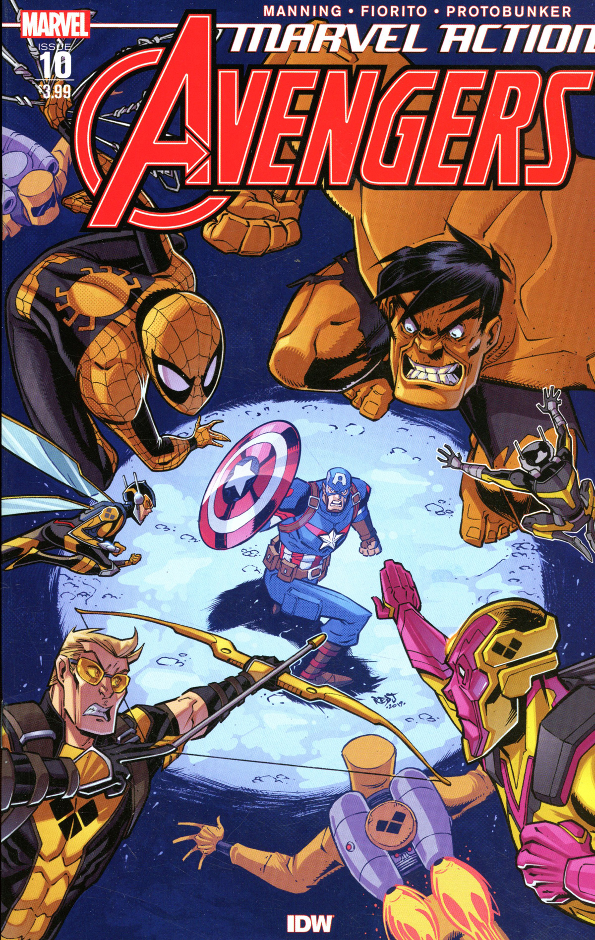 Marvel Action Avengers #10 Cover A 1st Ptg Regular Jon Sommariva Cover