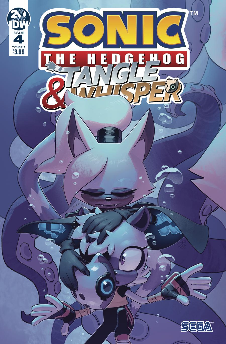 Sonic The Hedgehog Tangle & Whisper #4 Cover A Regular Evan Stanley Cover