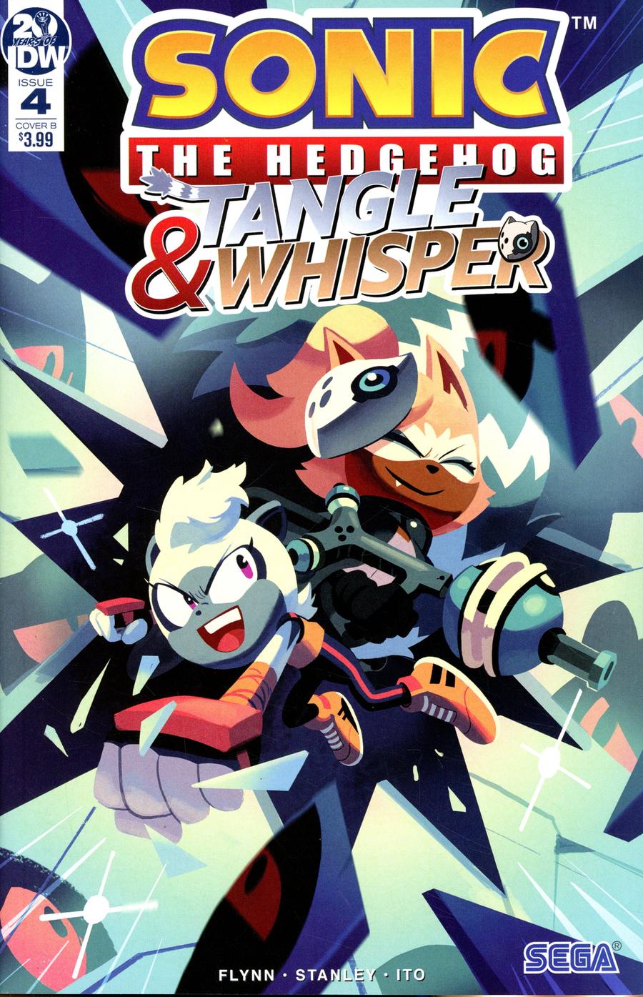 Sonic The Hedgehog Tangle & Whisper #4 Cover B Variant Nathalie Fourdraine Cover