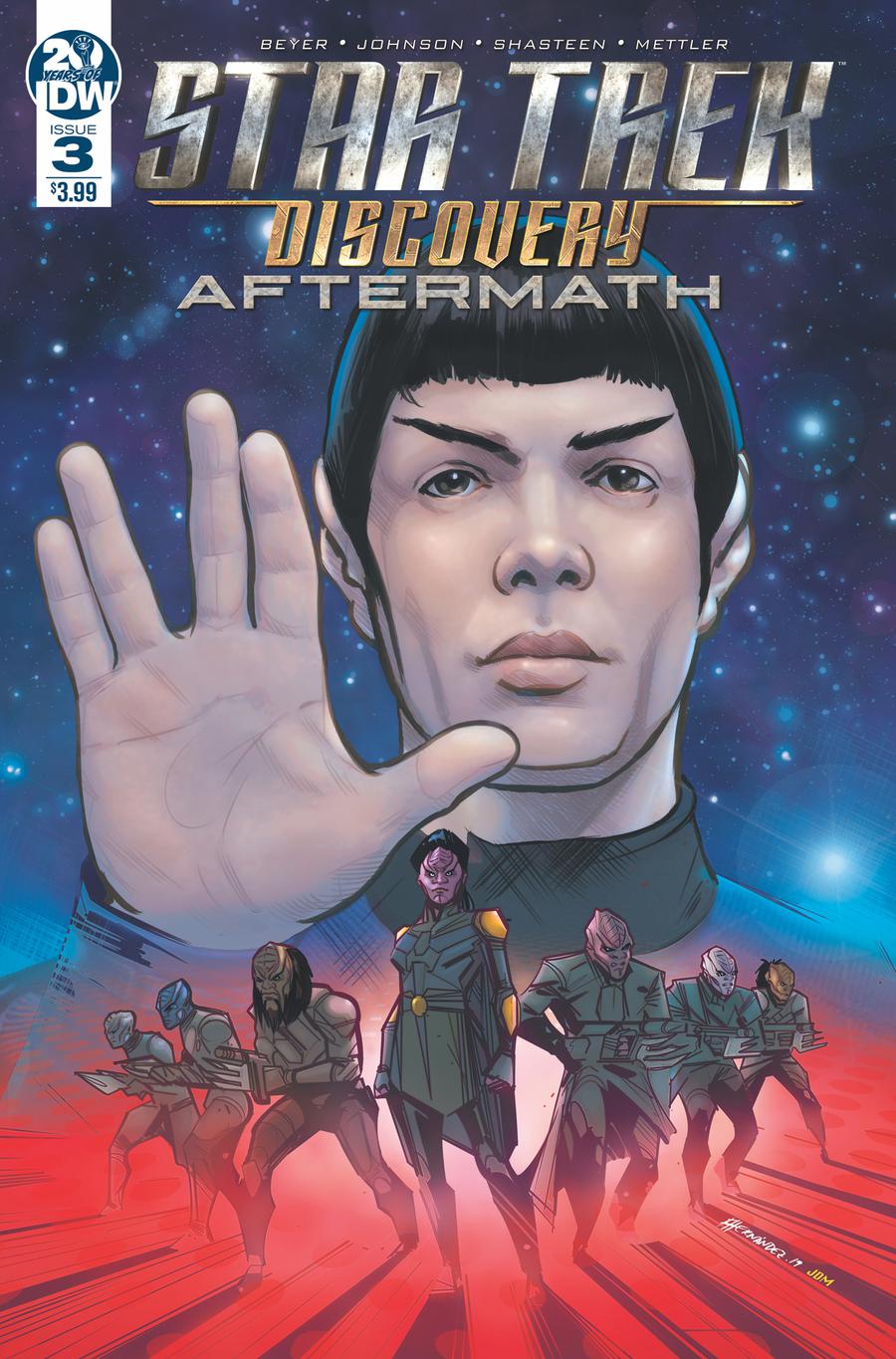 Star Trek Discovery Aftermath #3 Cover A Regular Angel Hernandez Cover