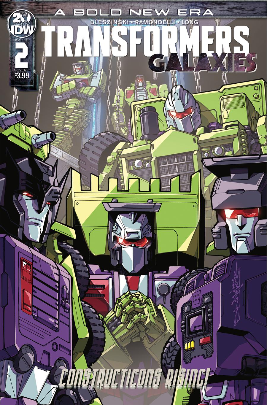 Transformers Galaxies #2 Cover B Variant Alex Milne Cover