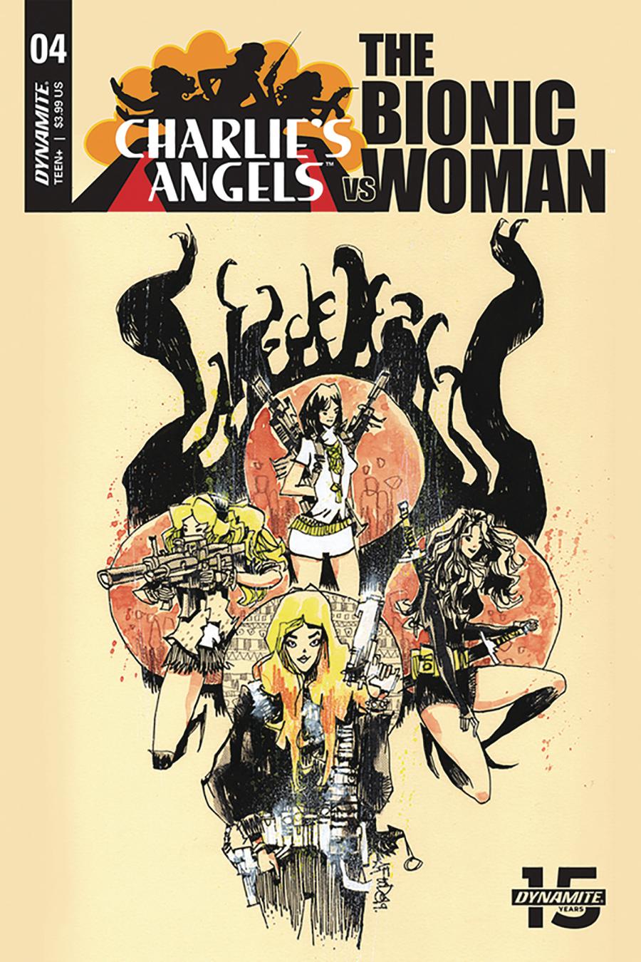 Charlies Angels vs The Bionic Woman #4 Cover B Variant Jim Mahfood Cover