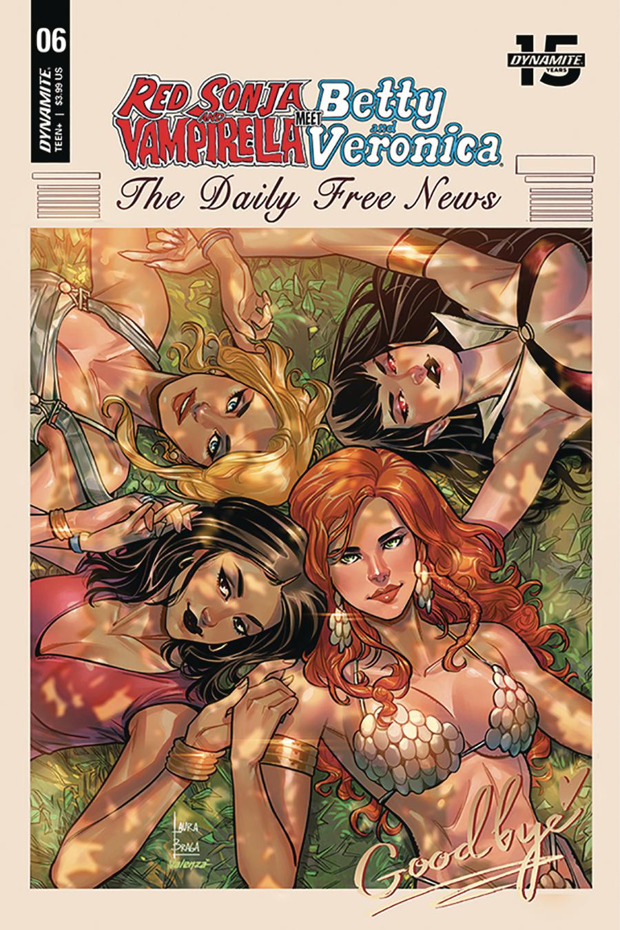 Red Sonja And Vampirella Meet Betty And Veronica #6 Cover C Variant Laura Braga Cover