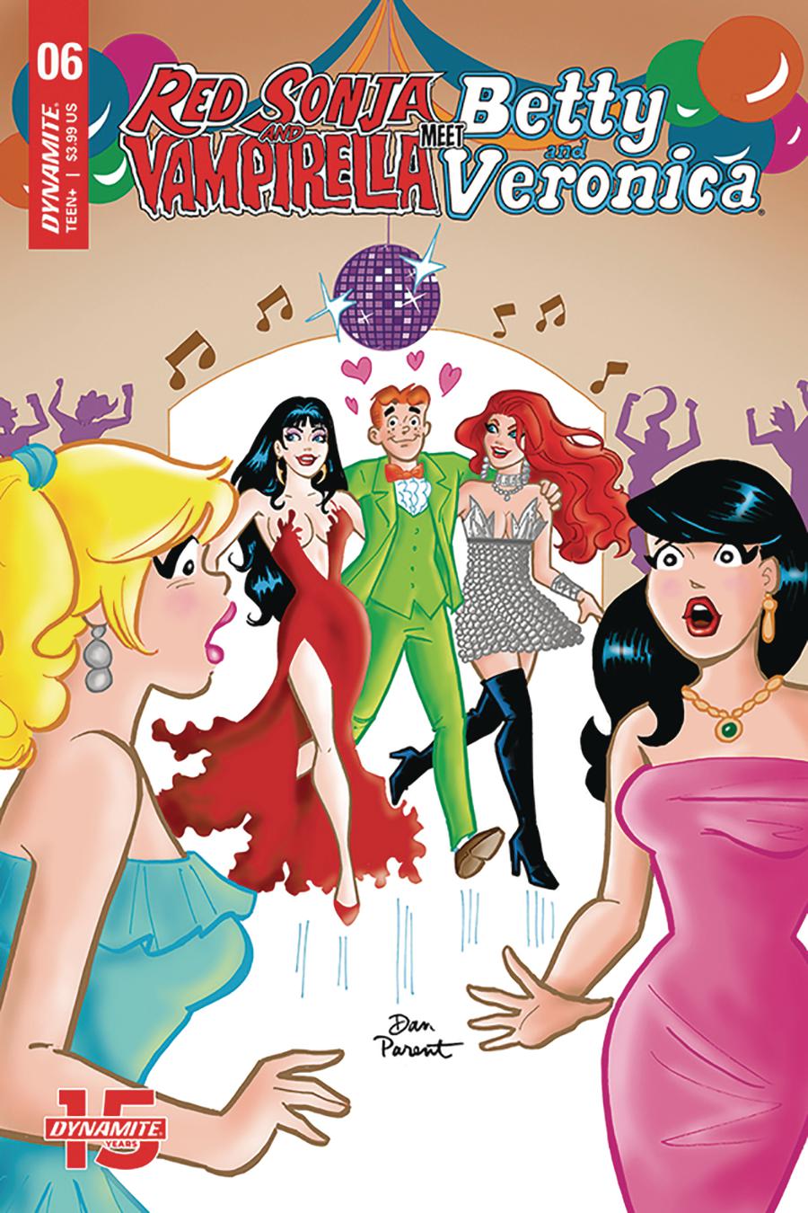 Red Sonja And Vampirella Meet Betty And Veronica #6 Cover D Variant Dan Parent Cover