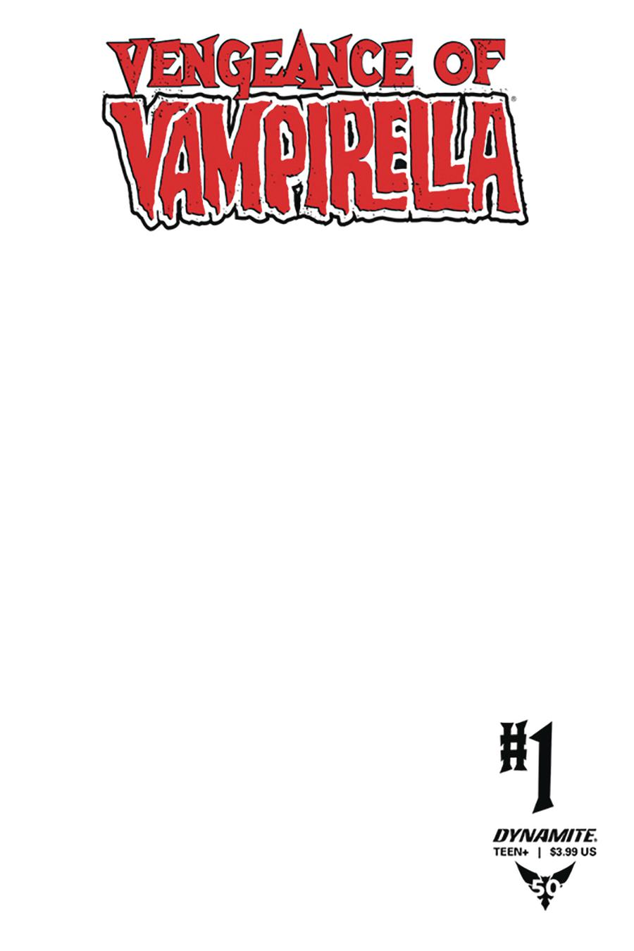 Vengeance Of Vampirella Vol 2 #1 Cover F Variant Blank Authentix Cover