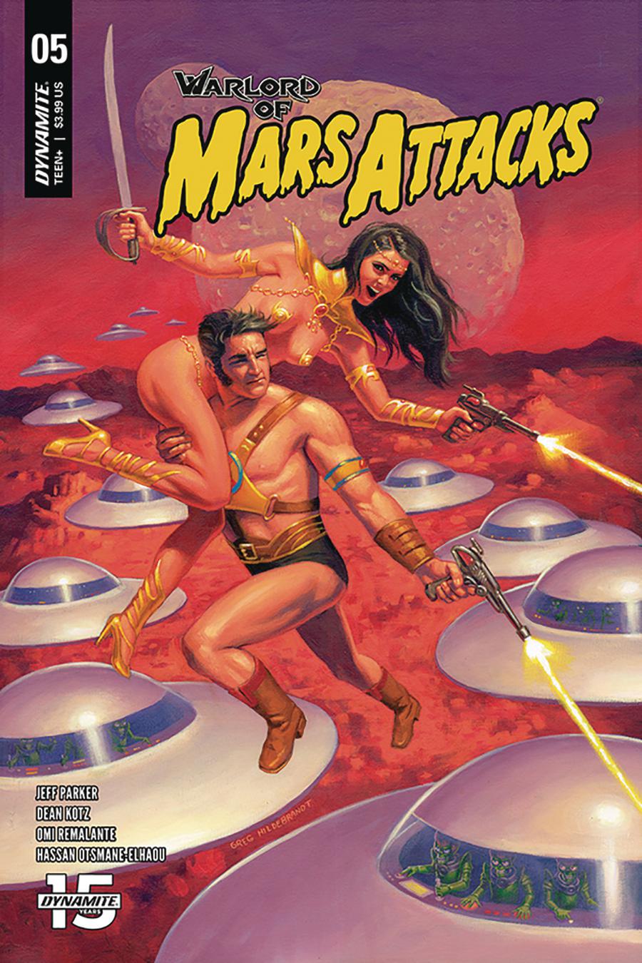 Warlord Of Mars Attacks #5 Cover A Regular Greg Hildebrandt Cover