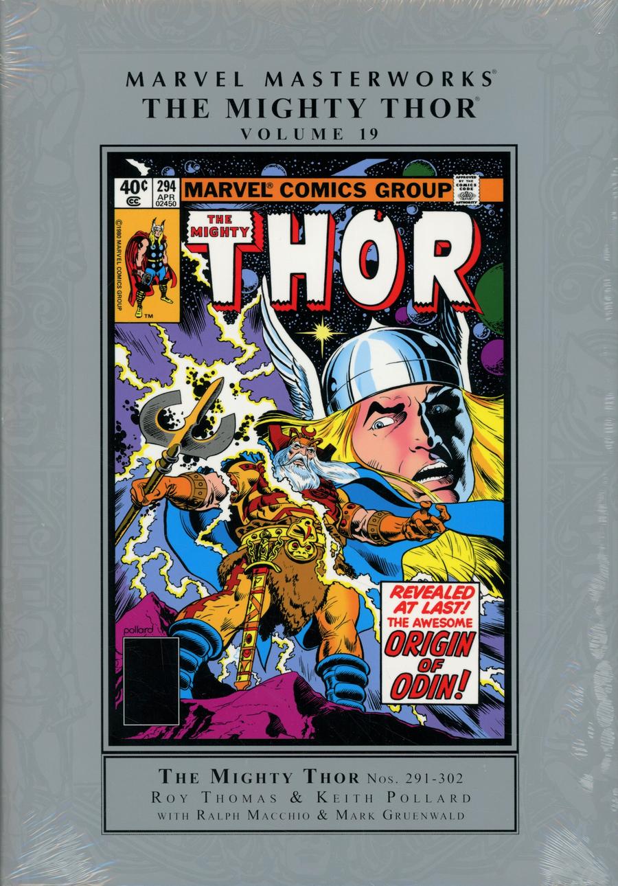 Marvel Masterworks Mighty Thor Vol 19 HC Regular Dust Jacket