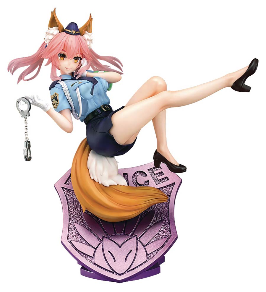 Fate/Extella Link Tamamo No Mae Police Fox 1/7 Scale PVC Figure