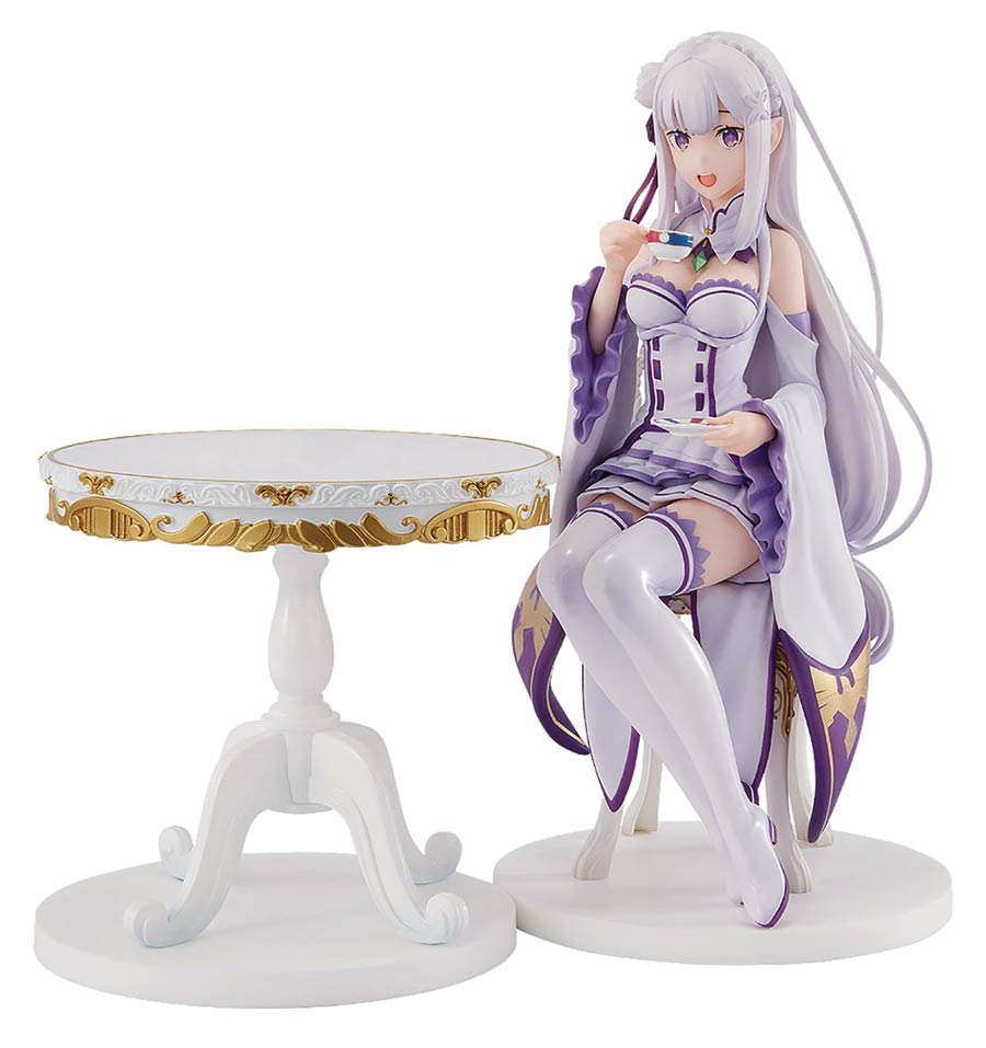 ReZero Starting Life In Another World Emilia Tea Party 1/7 Scale PVC Figure