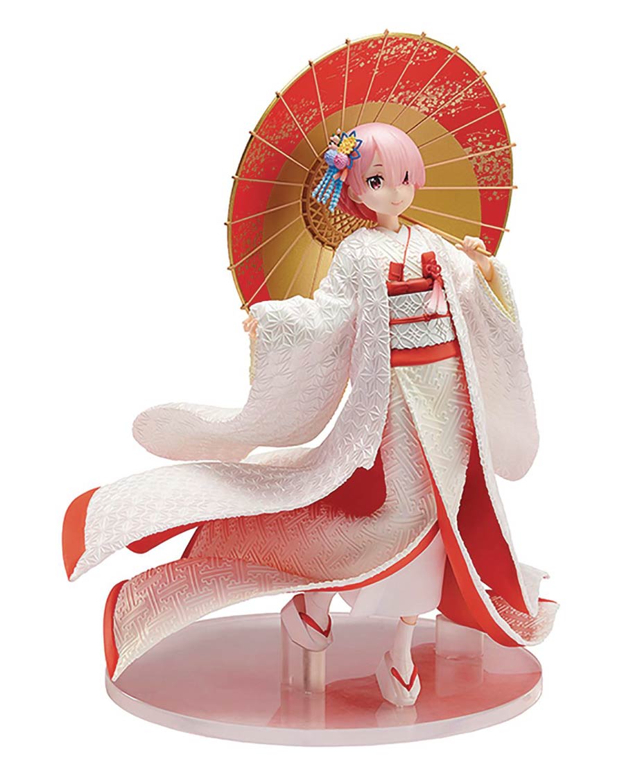 ReZero Starting Life In Another World Ram Shiromuku 1/7 Scale PVC Figure