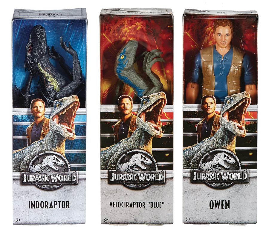 Jurassic World Basic 12-Inch Action Figure Assortment Case 201901