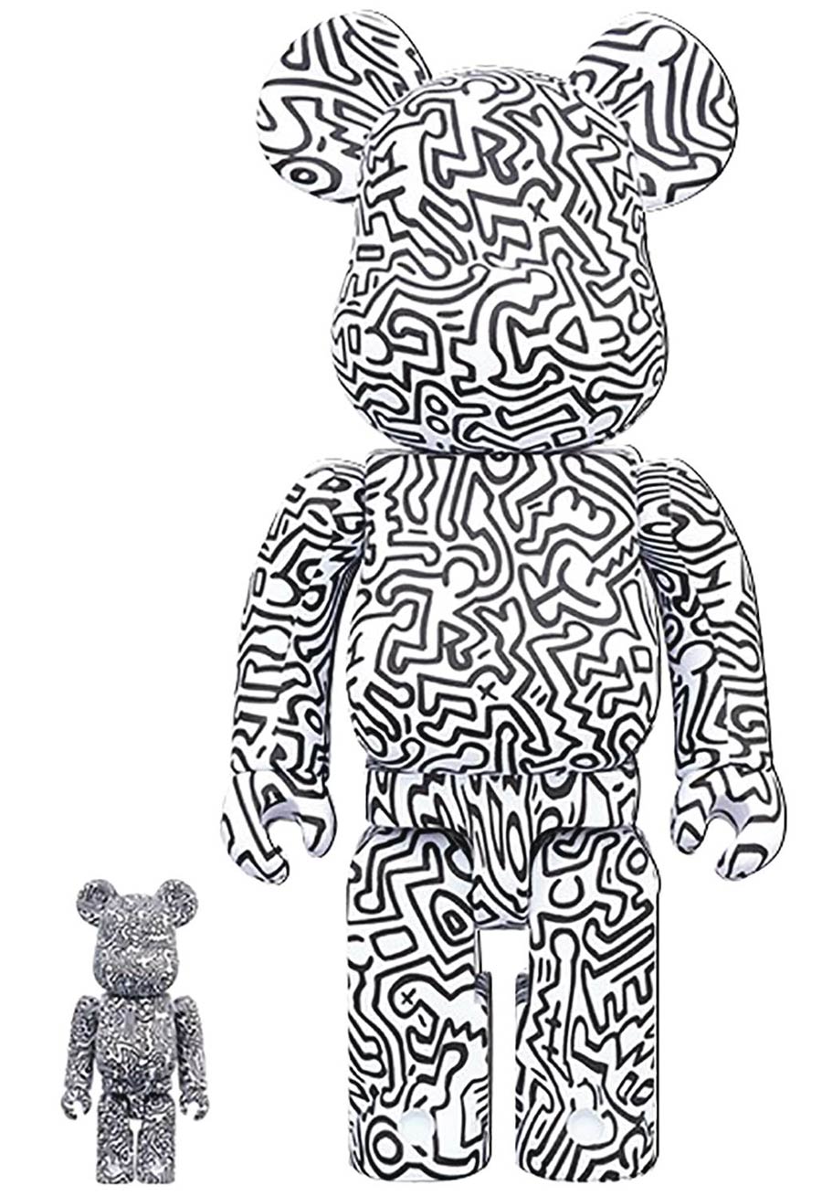 Keith Haring 4 100 Percent & 400 Percent 2-Pack Bearbrick