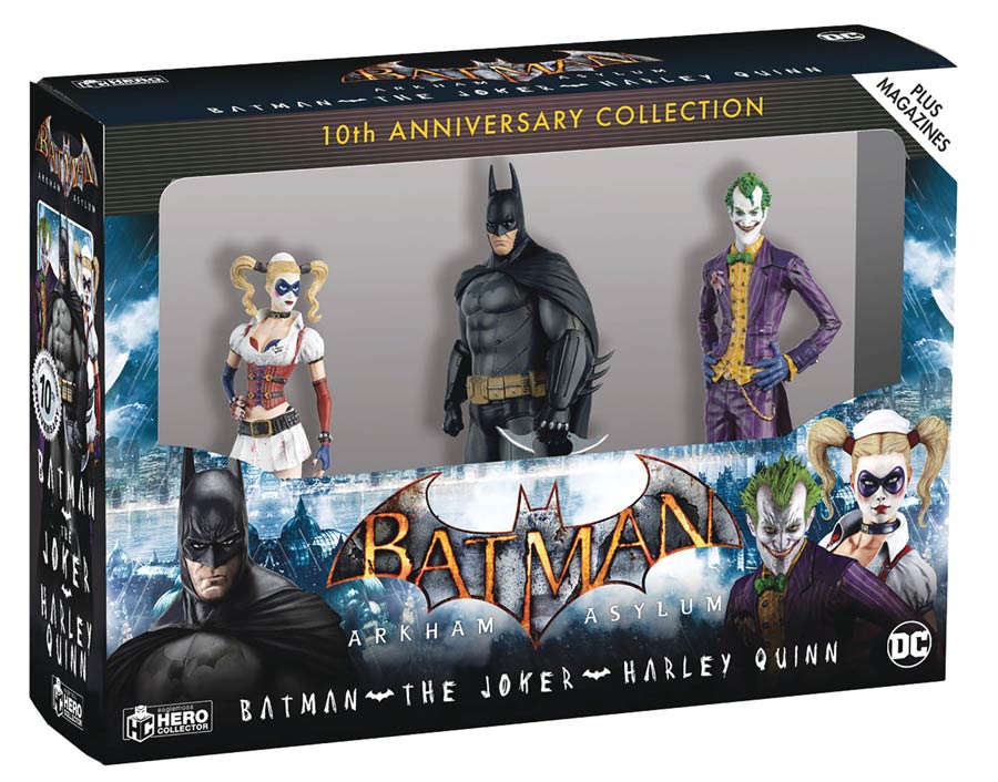 DC Batman Arkham Asylum 10th Anniversary 3-Figurine Box Set