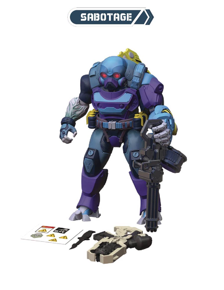 Alter Nation Sabotage Medium Action Figure Solid Case