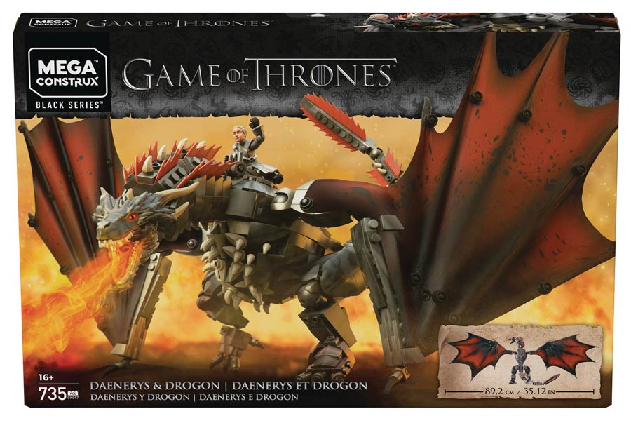 Mega Construx Game Of Thrones Daenerys & Drogon Set