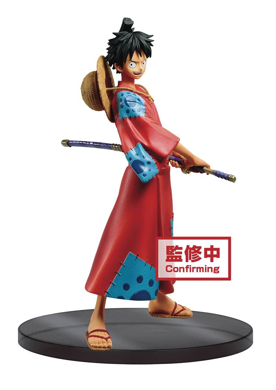 One Piece The Grandline Men DXF Figure - Wanokuni Luffy