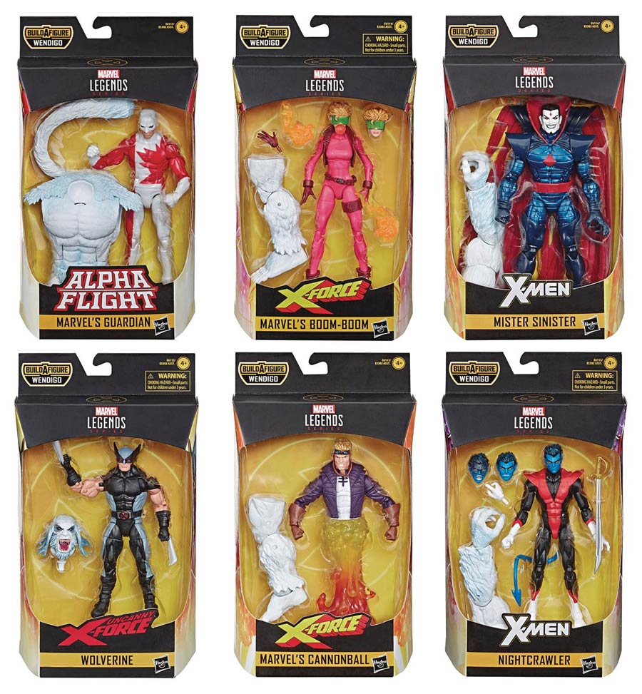 Marvel X-Force Legends 2019 6-inch Action Figure Assortment Case of 8 Figures