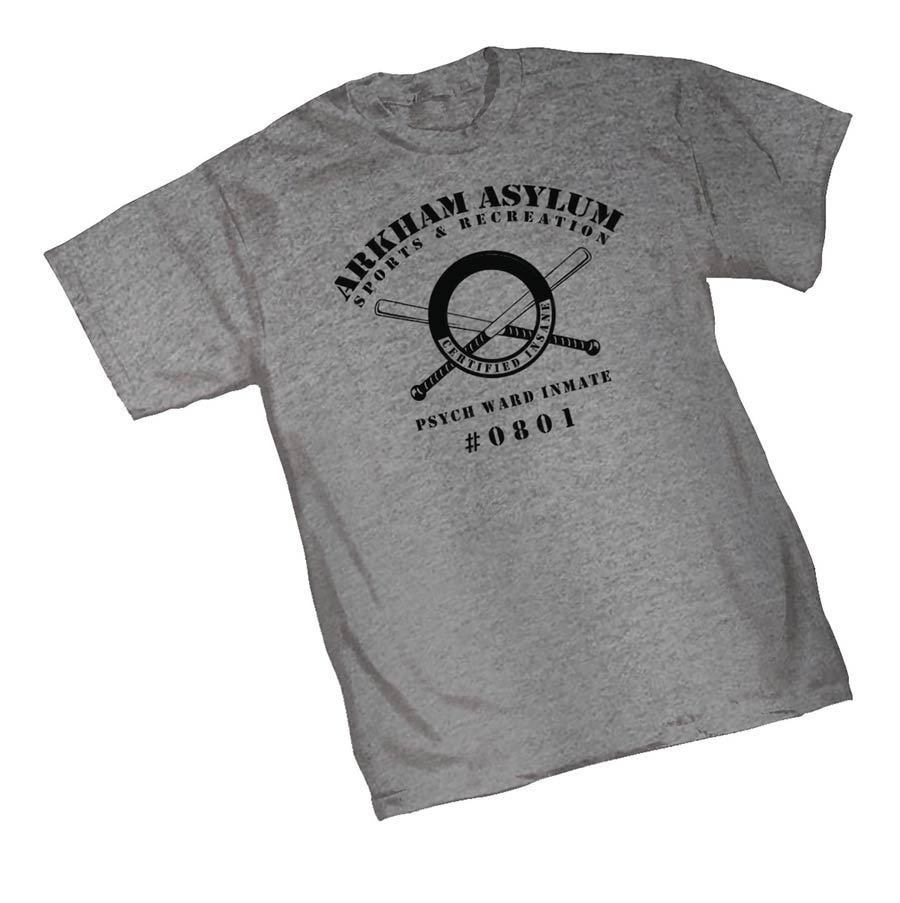 Arkham Asylum Parks & Recreation T-Shirt Large