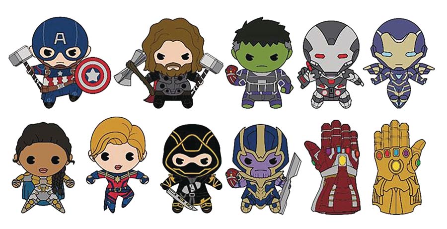 Avengers Endgame Foam Bag Clip Series 2 Blind Mystery Box 24-Piece Display