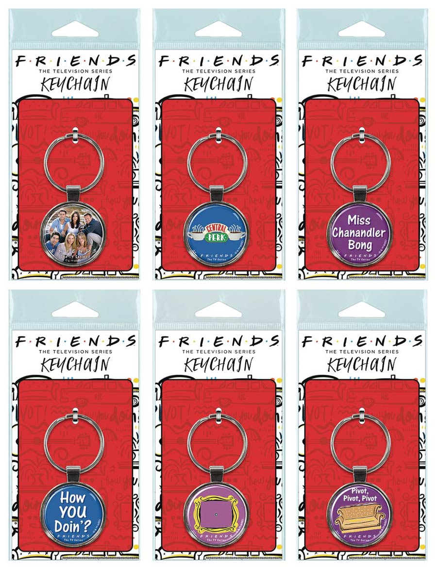 Friends Keychain 36-Count Assortment Case