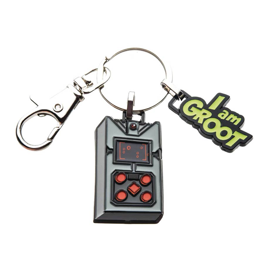 Marvel Heroes I Am Groot Game Enamel Keychain