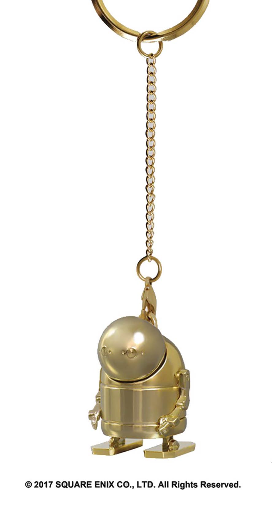 Nier Automata Machine Lifeform Metal Keychain - Gold