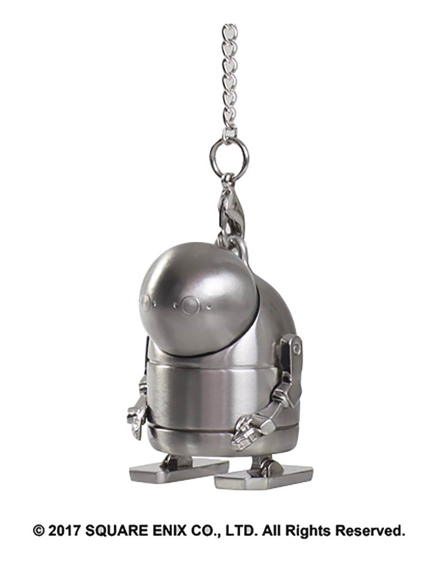 Nier Automata Machine Lifeform Metal Keychain - Silver