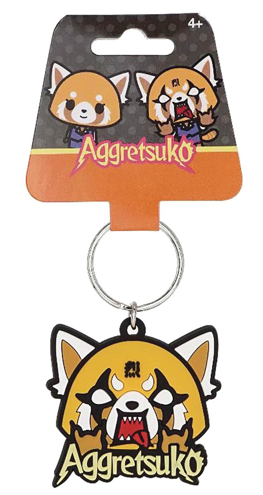 Sanrio Soft Touch PVC Keyring - Aggretsuko