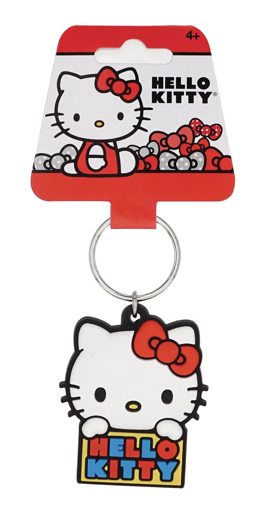 Sanrio Soft Touch PVC Keyring - Hello Kitty