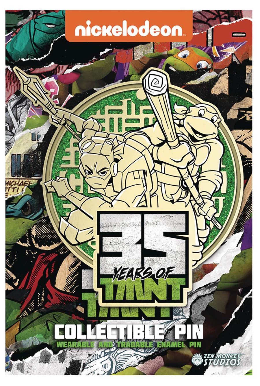 Teenage Mutant Ninja Turtles 35th Anniversary Old Meets New Pin - Donatello