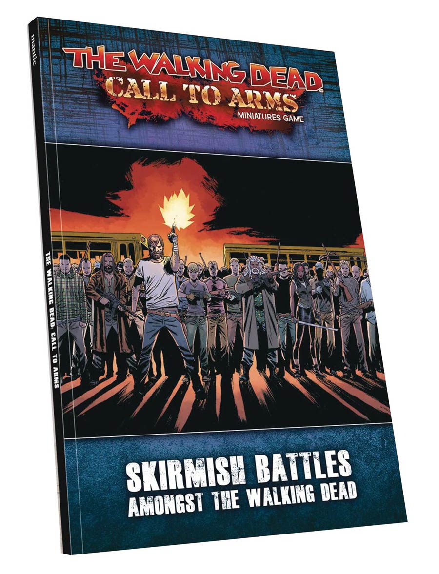 Walking Dead Call To Arms Miniatures Game Core Rulebook HC