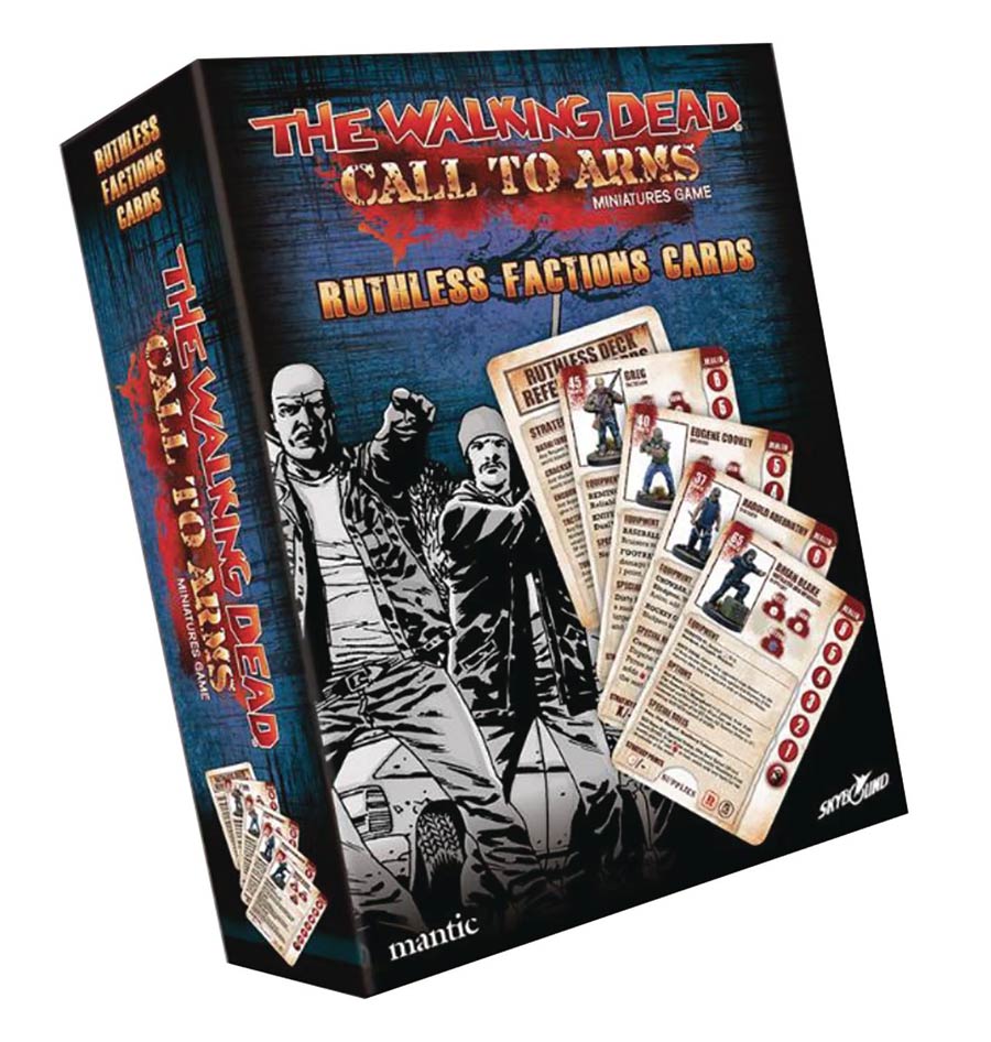 Walking Dead Call To Arms Ruthless Faction Cards