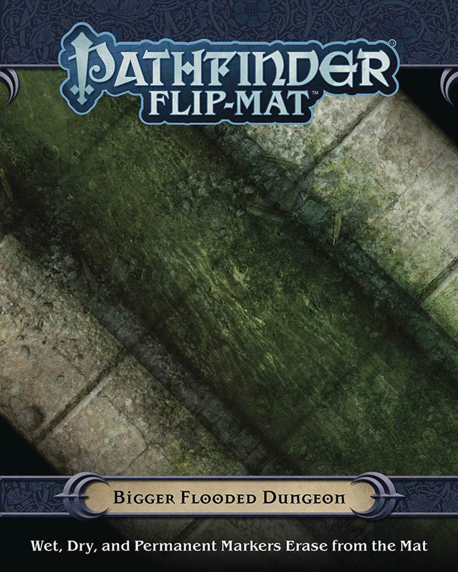 Pathfinder RPG Flip-Mat - Bigger Flooded Dungeon