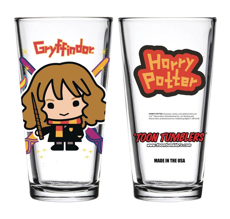 Toon Tumblers Harry Potter Charm Glass - Hermione Granger