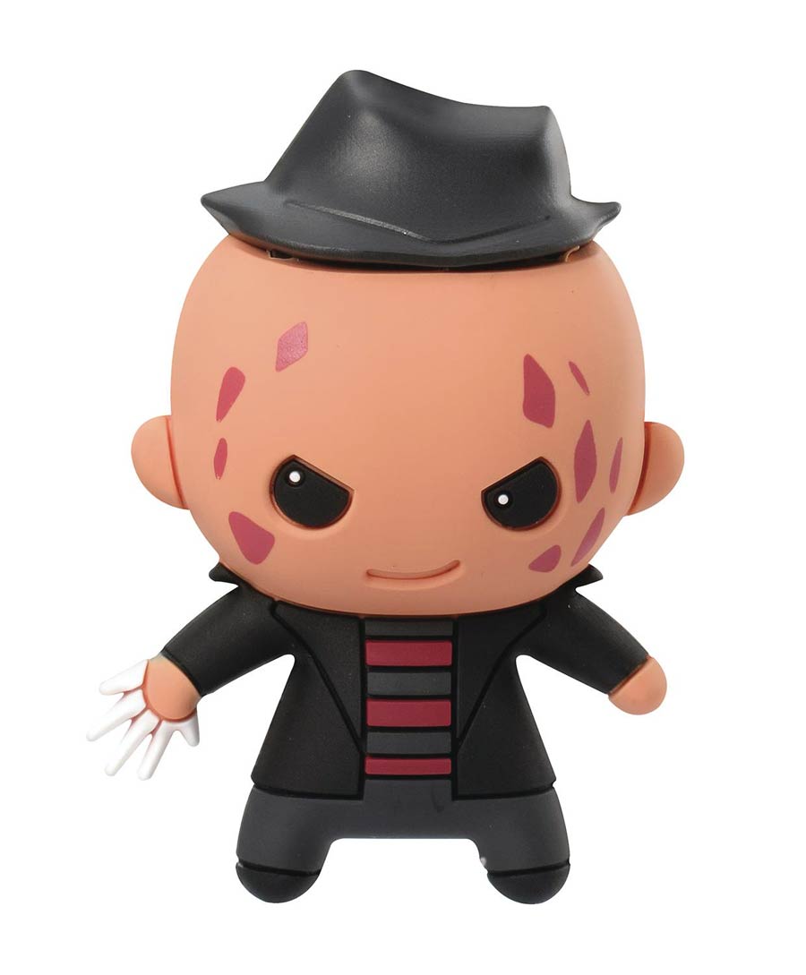 Horror 3D Soft Touch PVC Magnet - Freddy Krueger