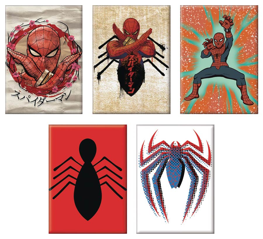 Japanese Spider-Man Magnet 30-Piece Assortment Case