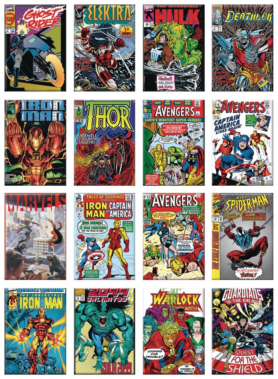 Marvel 80th Anniversary Cover Magnet 48-Piece Assortment Case