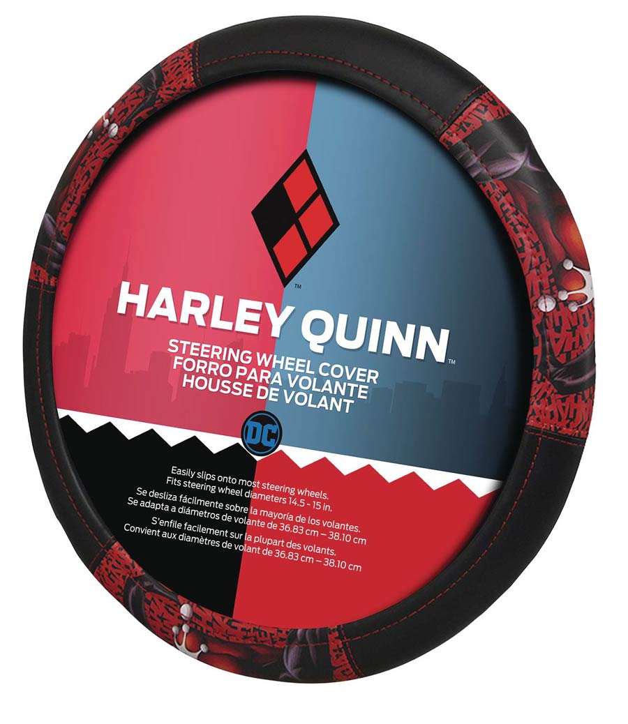 DC Heroes Harley Quinn Steering Wheel Cover