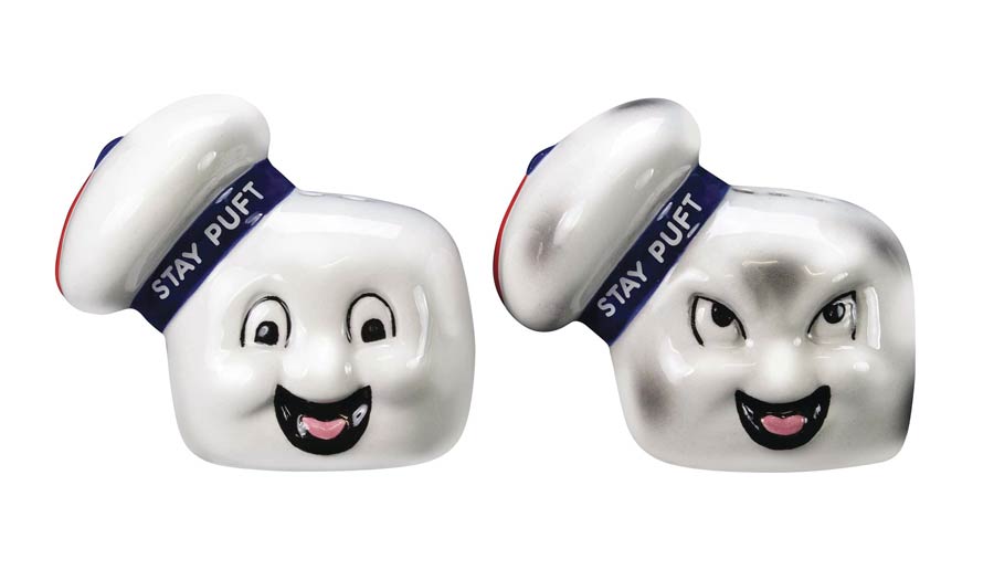 Ghostbusters Stay Puft Marshmallow Man Salt & Pepper Shakers Set
